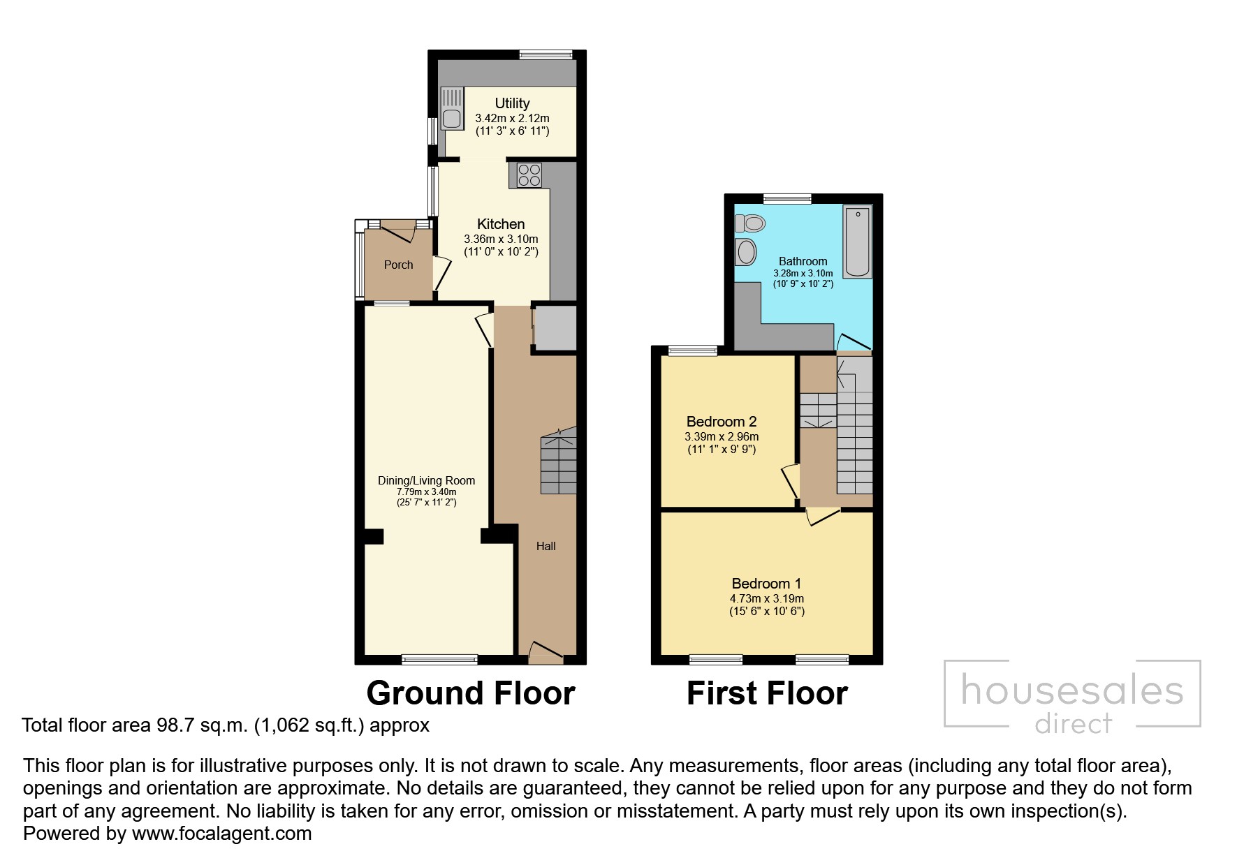 Heol Wepner, Llanelli floorplan