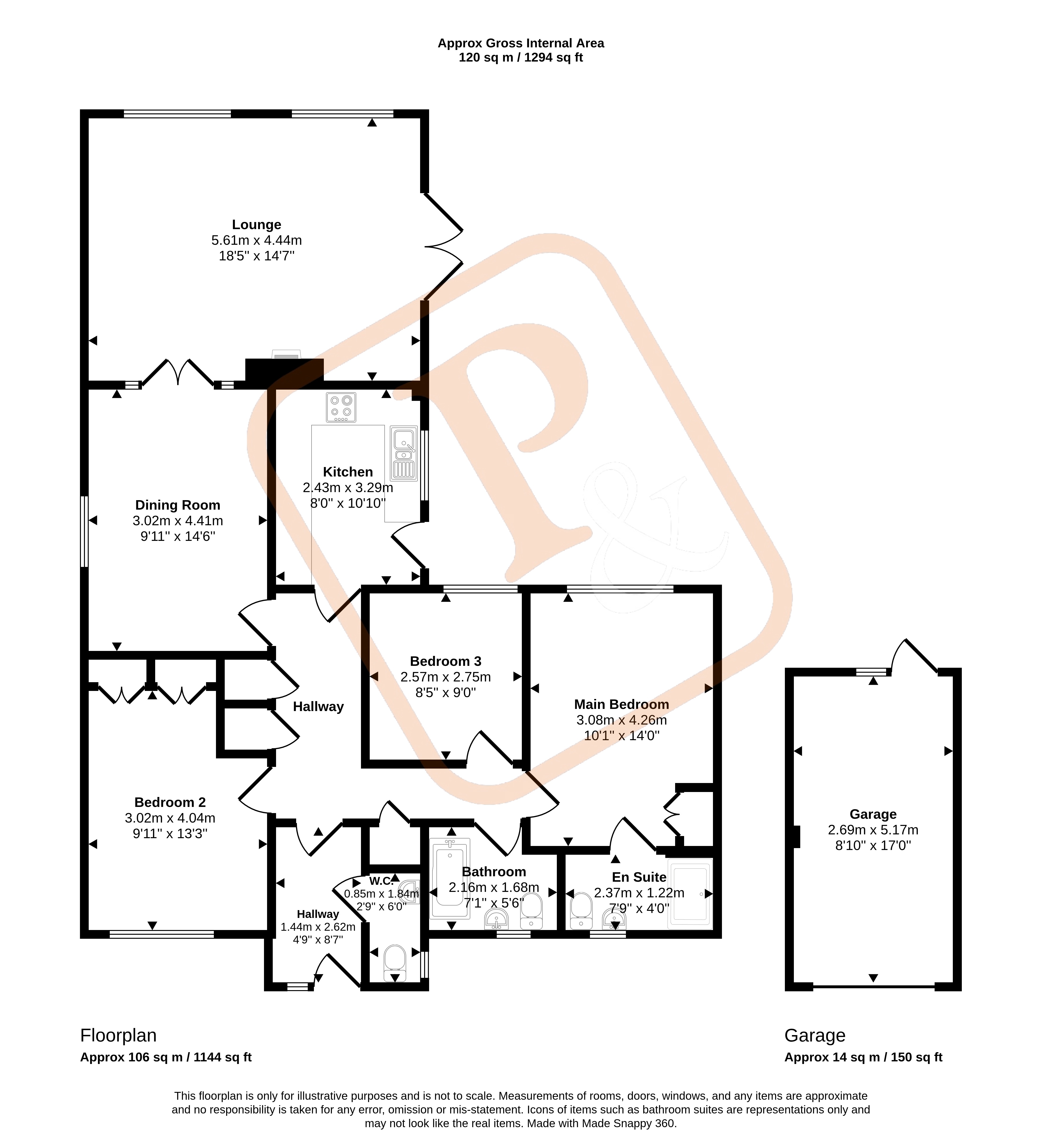 2, Trews Gardens, Colchester floorplan
