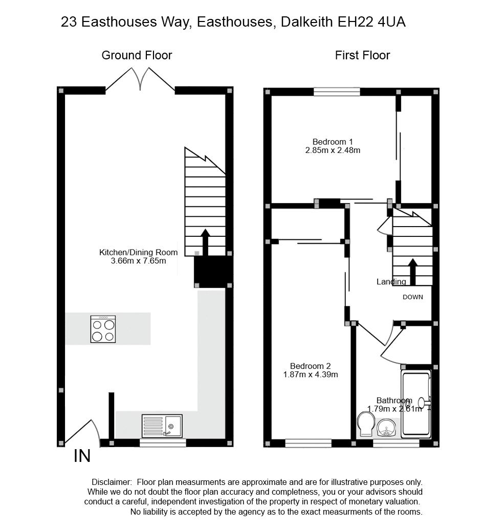 23, Easthouses Way, Dalkeith floorplan