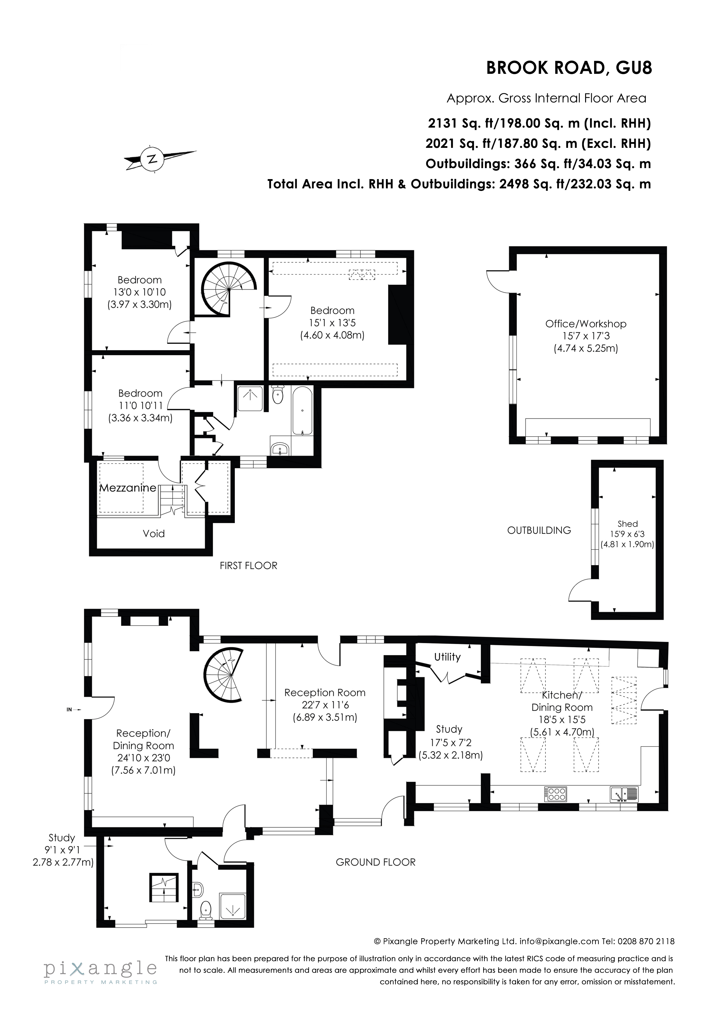 Heather Cottages,, Brook Road, Wormley floorplan