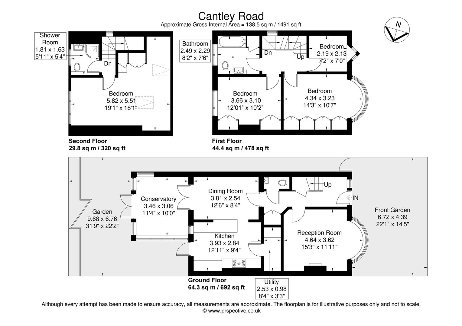17, Cantley Road, London floorplan