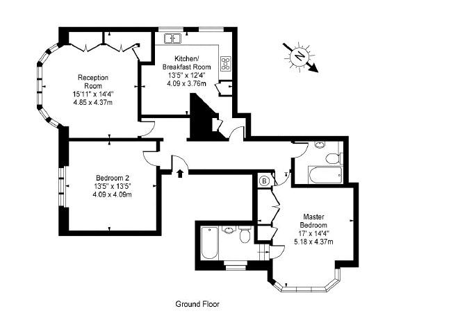 1 Bedrooms Flat to rent in Wadham Gardens, London NW3