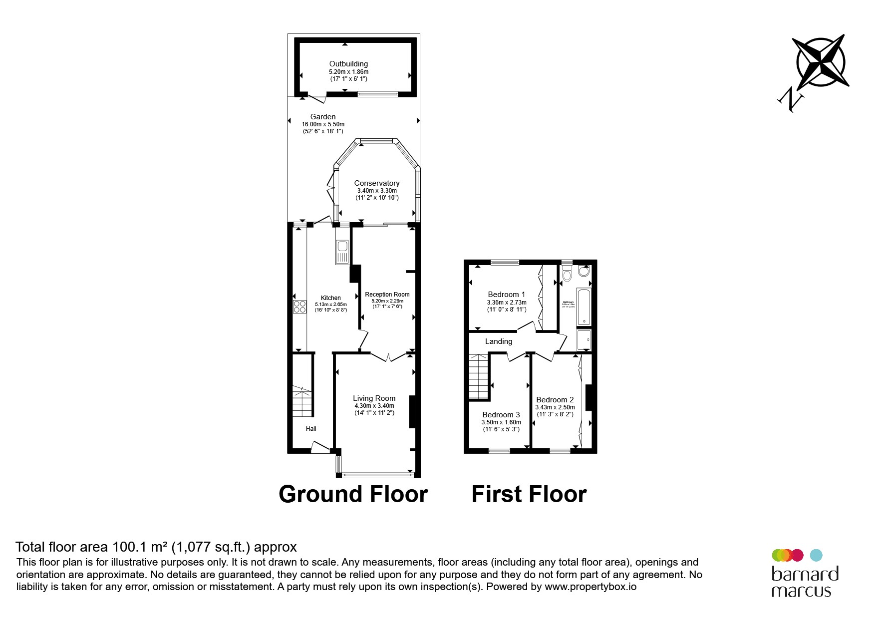 44, Estcourt Road, London floorplan