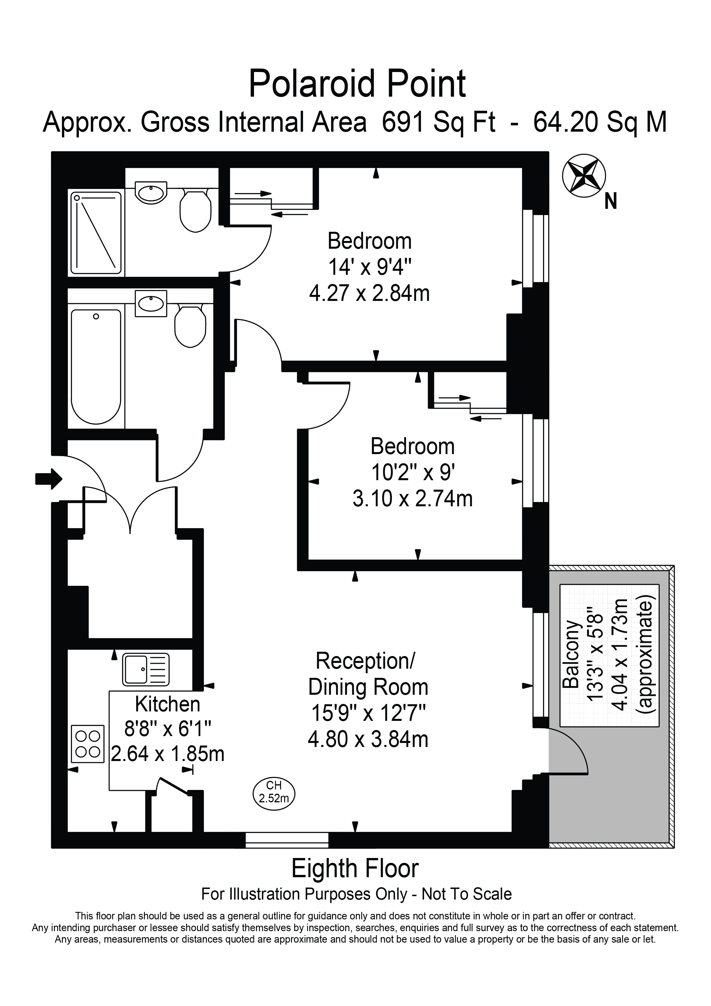 Sherman Apartments, Eastman Road, Harrow floorplan