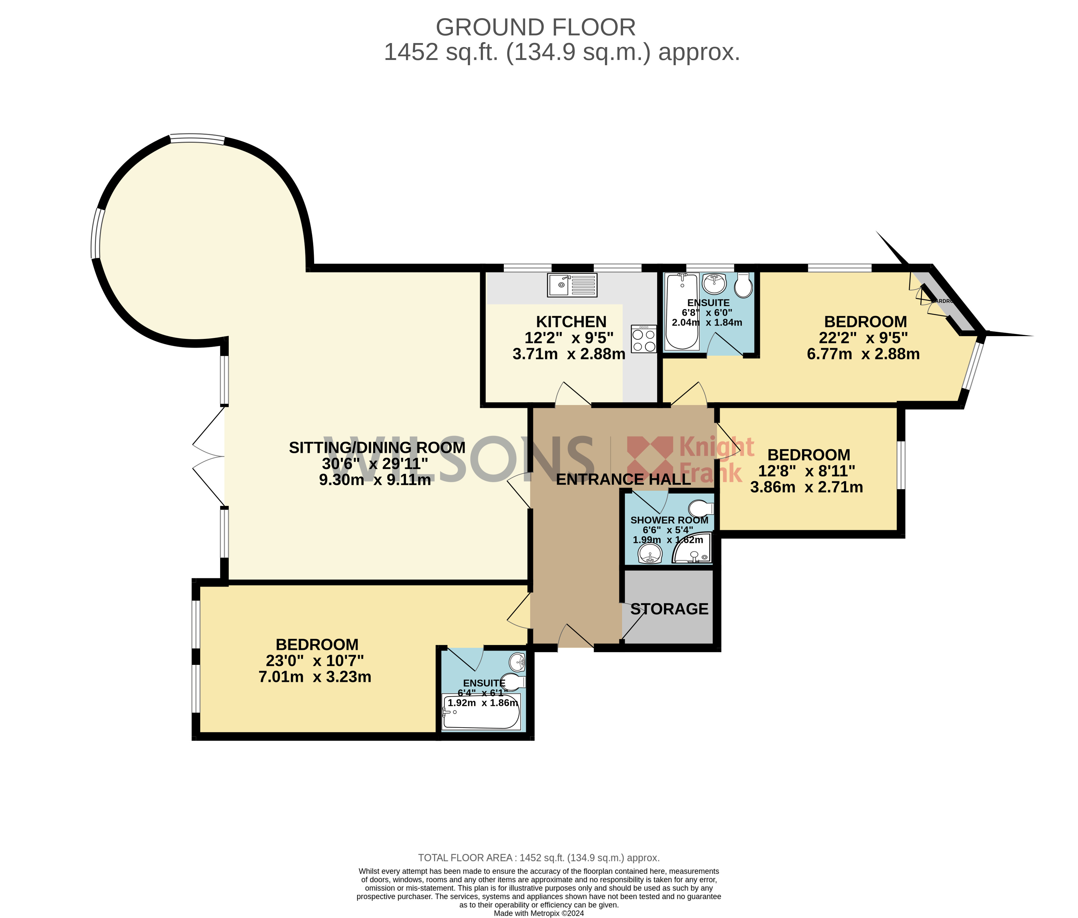 15 Regent House, Park Heights,, Old St. Johns Road, Jersey floorplan