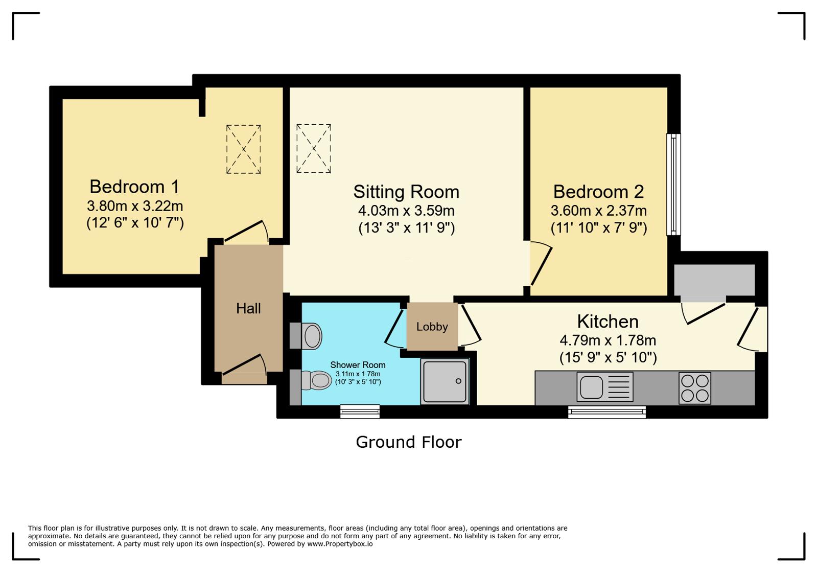 8, St. Marys Place, Farnham floorplan