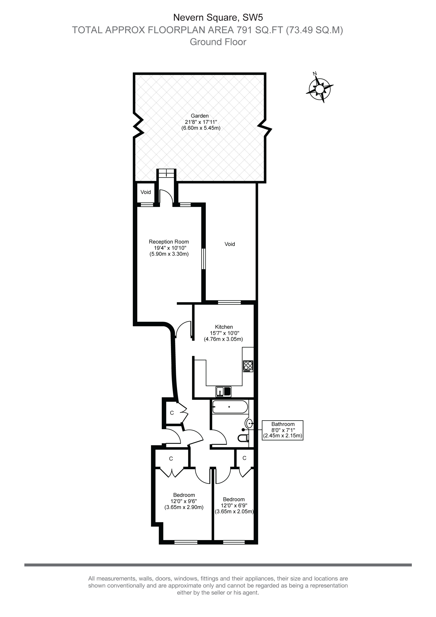 2 Bedrooms Flat to rent in Nevern Square, London SW5