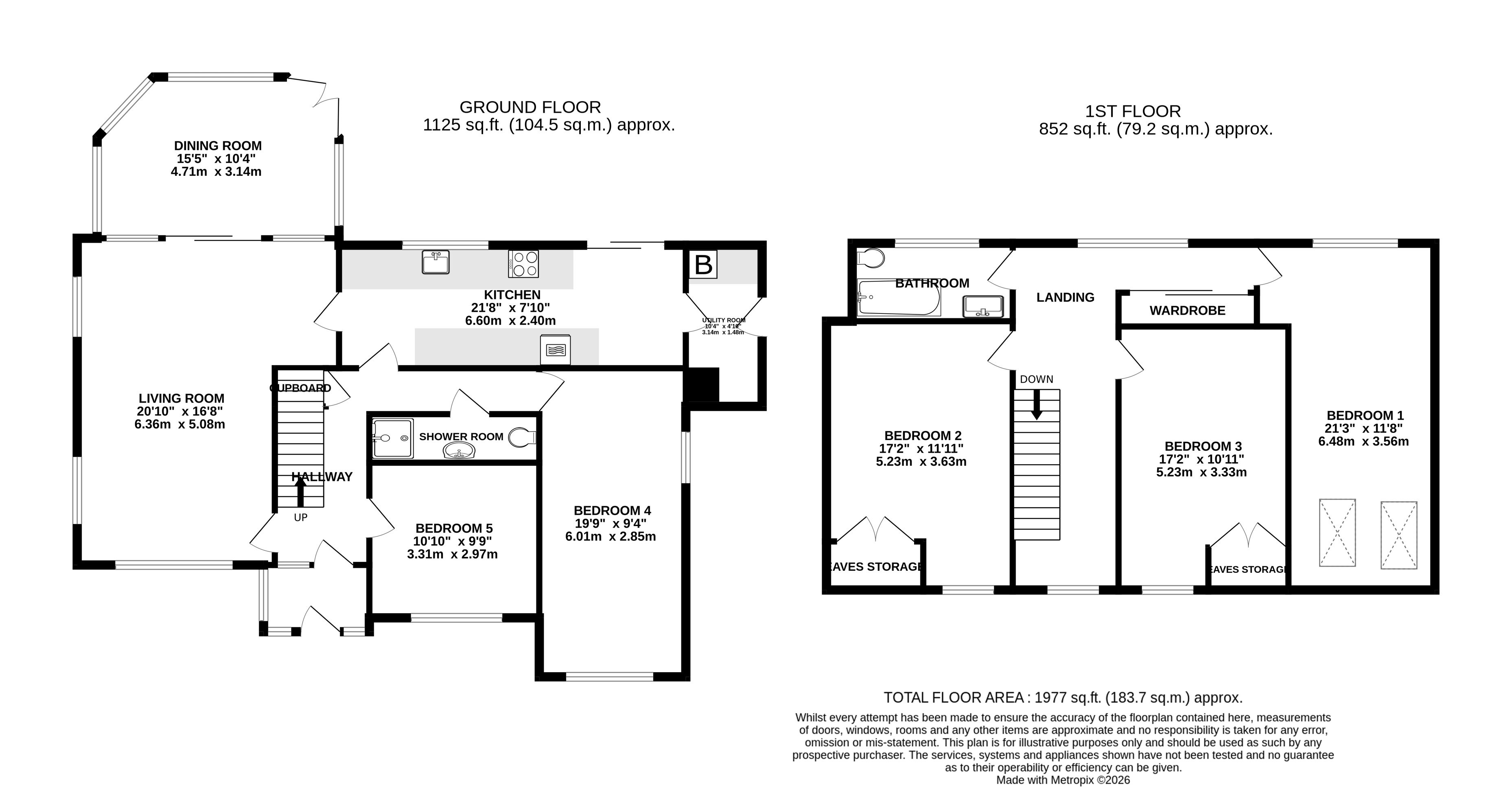 9, Millers Brook, Braunton floorplan