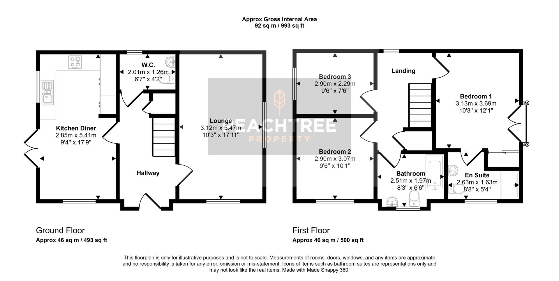 65, Drinkwater Crescent, Renfrew floorplan