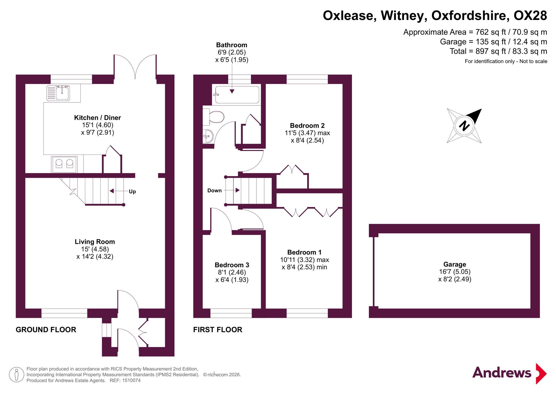 108, Oxlease, Oxfordshire floorplan