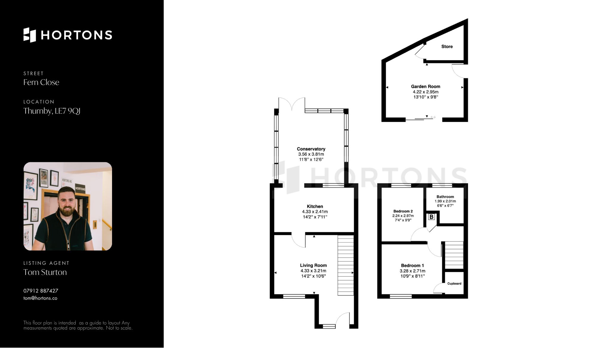 32 Fern Close, Leicester floorplan