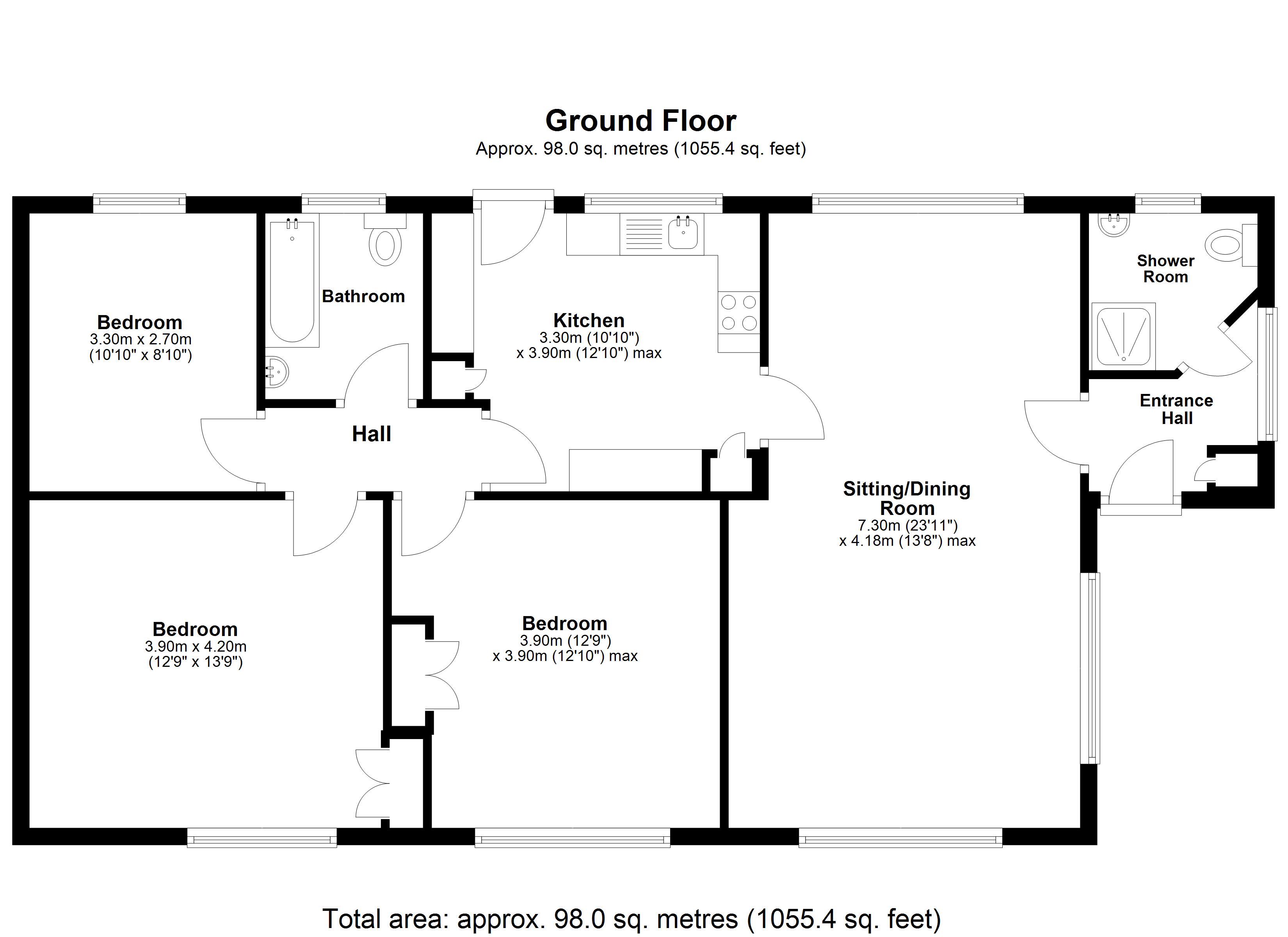 16 Trelyn, Rock floorplan
