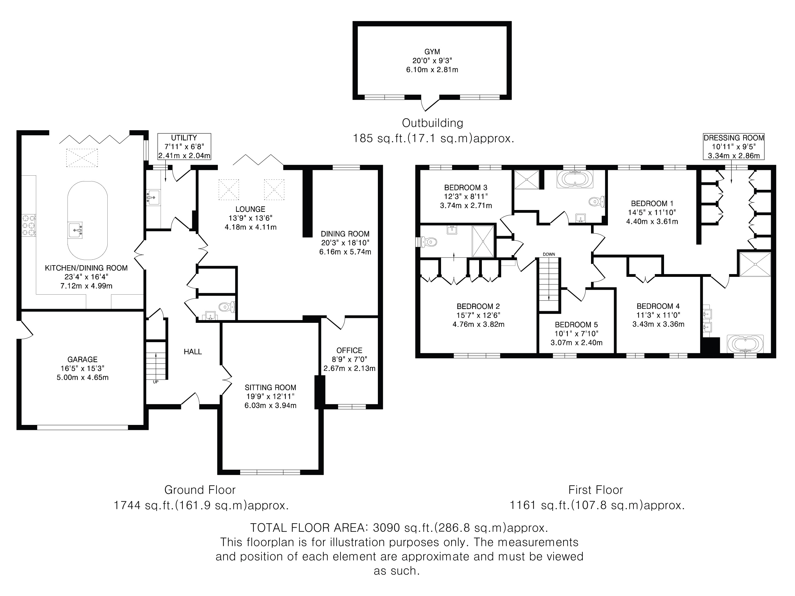 7, Hempstead Lane, Berkhamsted floorplan