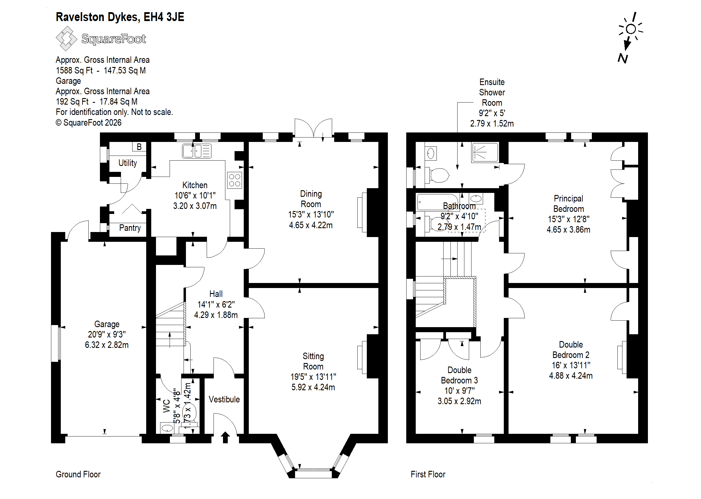 19, Ravelston Dykes, Edinburgh floorplan