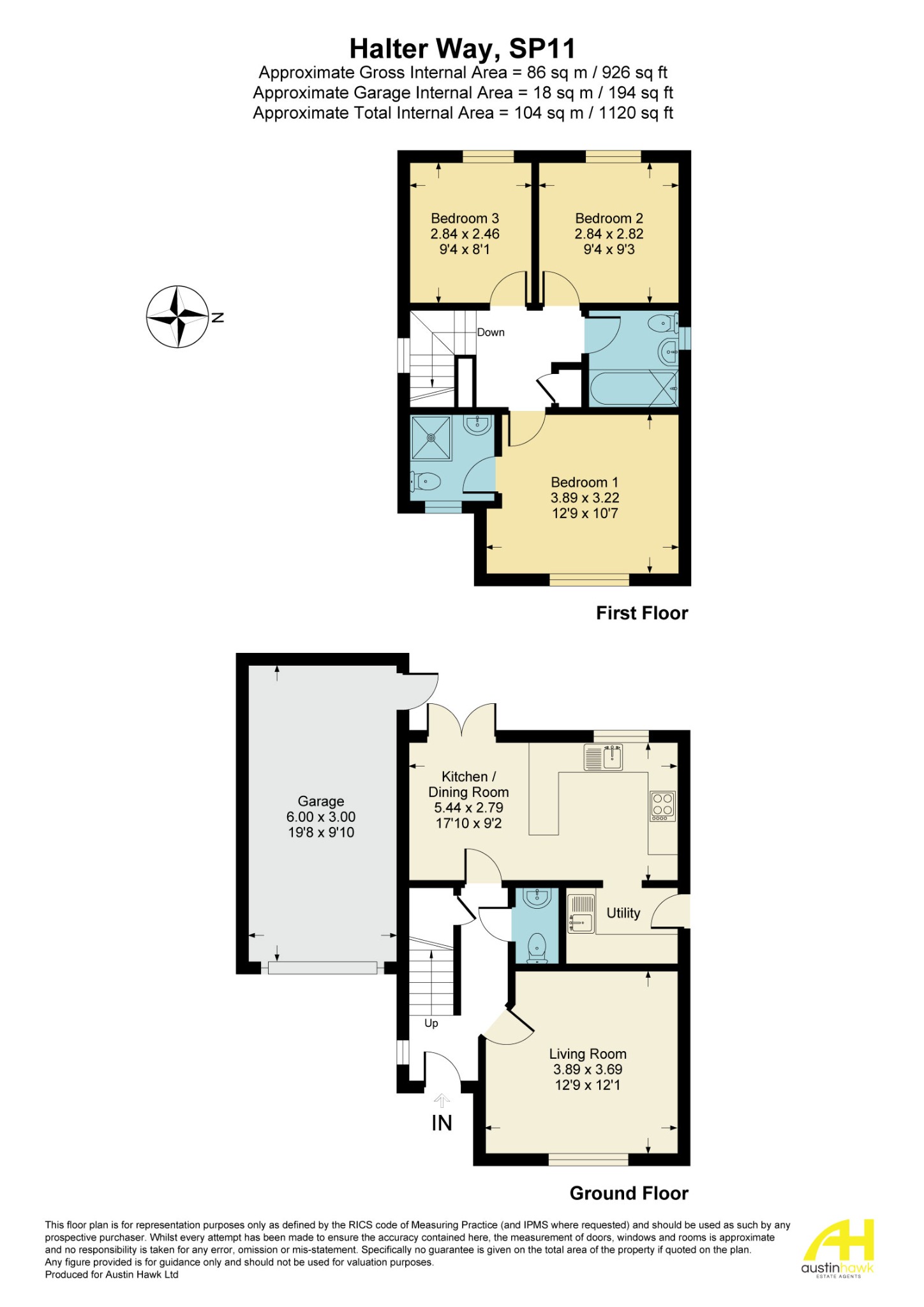 216 Halter Way, Andover floorplan