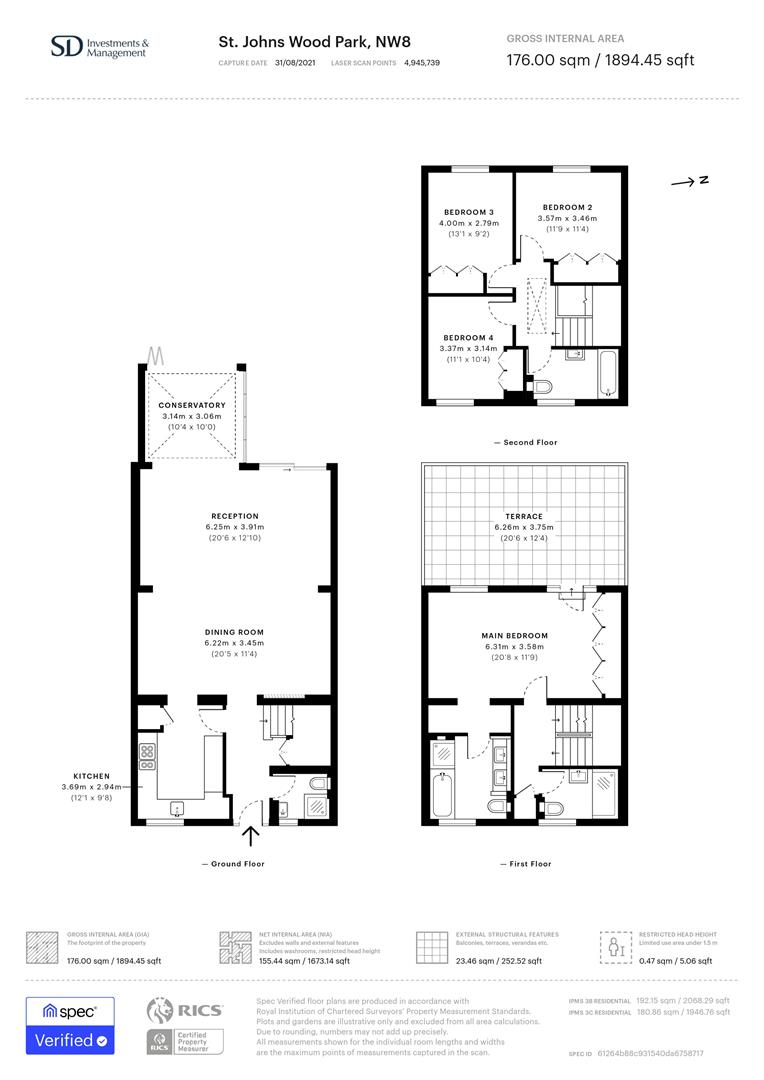 1, Court Close, St Johns Wood Park, St Johns Wood floorplan