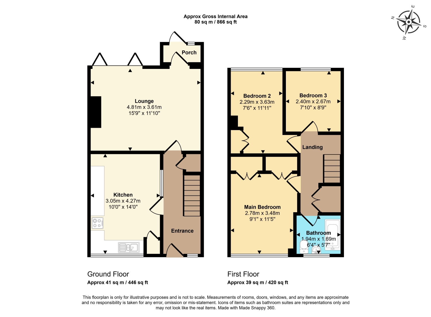 28, Wilmot Close, Witney floorplan