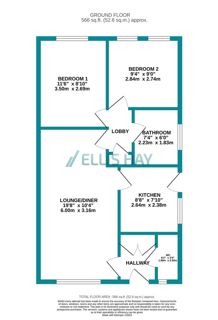 6, Jackson Close, Scarborough floorplan