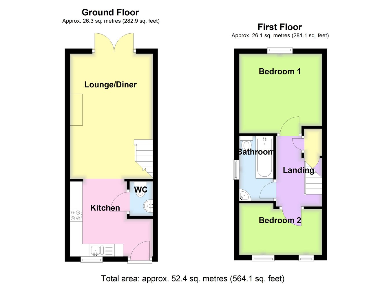 28, The Paddock, Boston floorplan