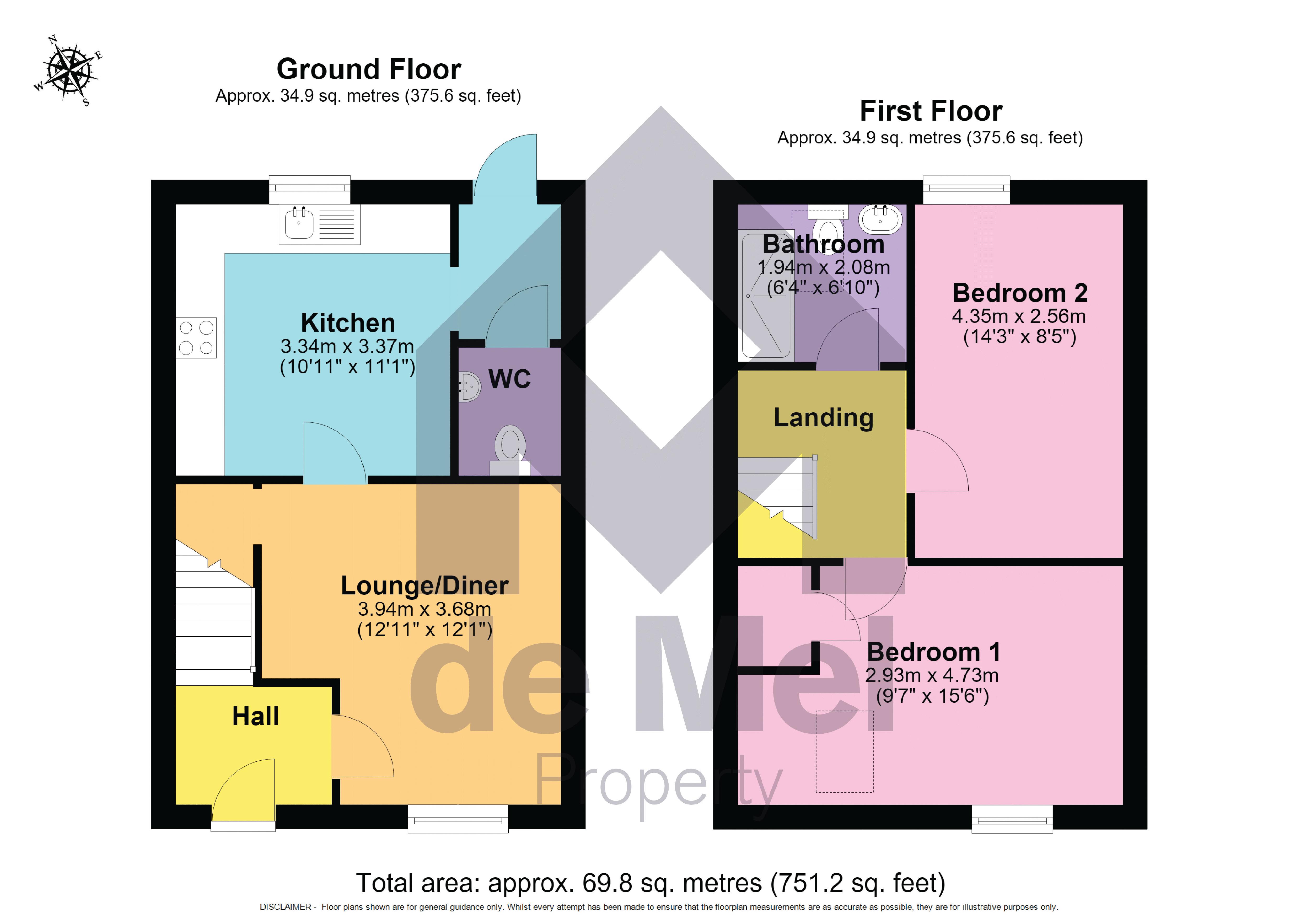 14, Knottes Close, Cheltenham floorplan