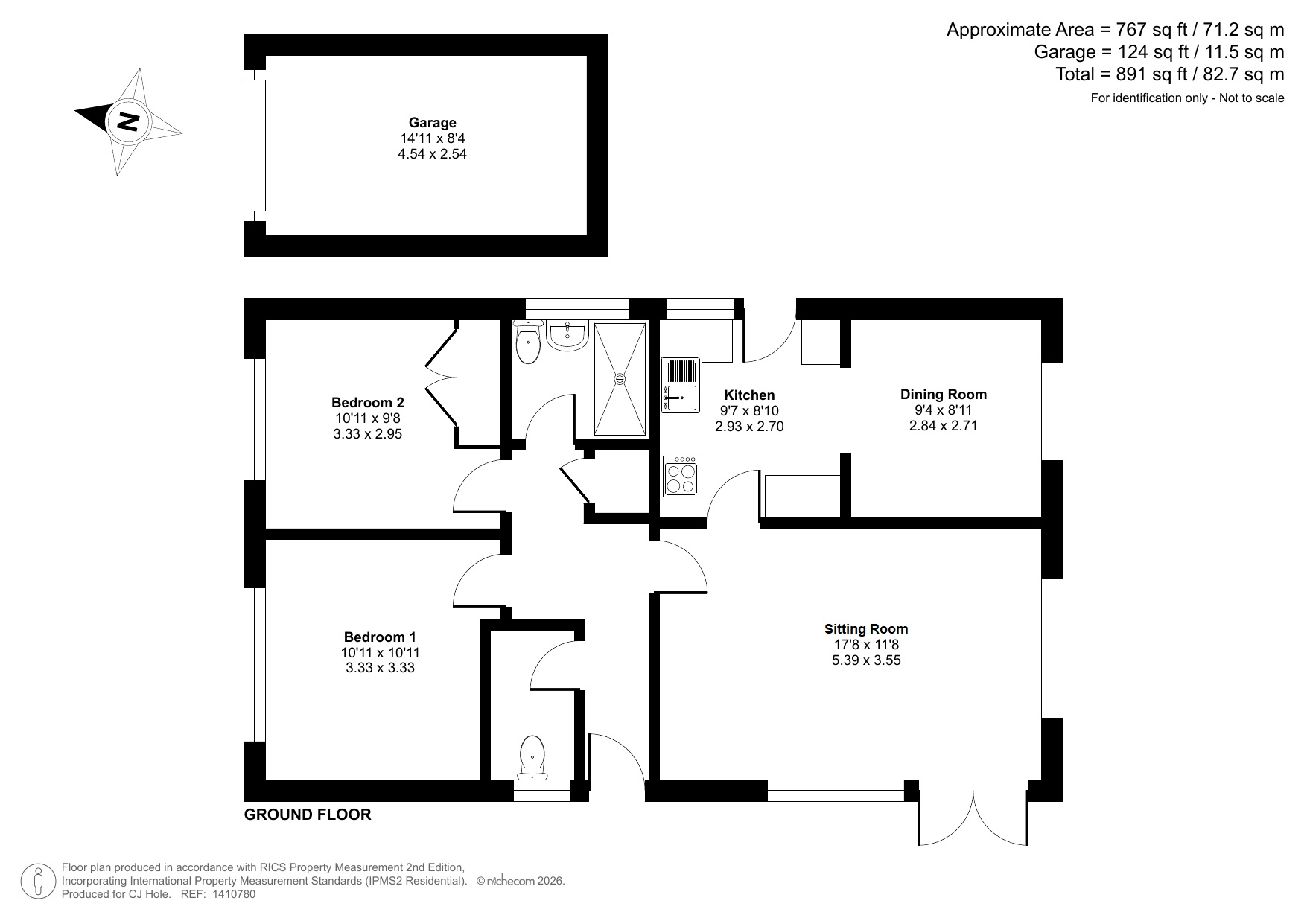 21, Hillands Drive, Cheltenham floorplan