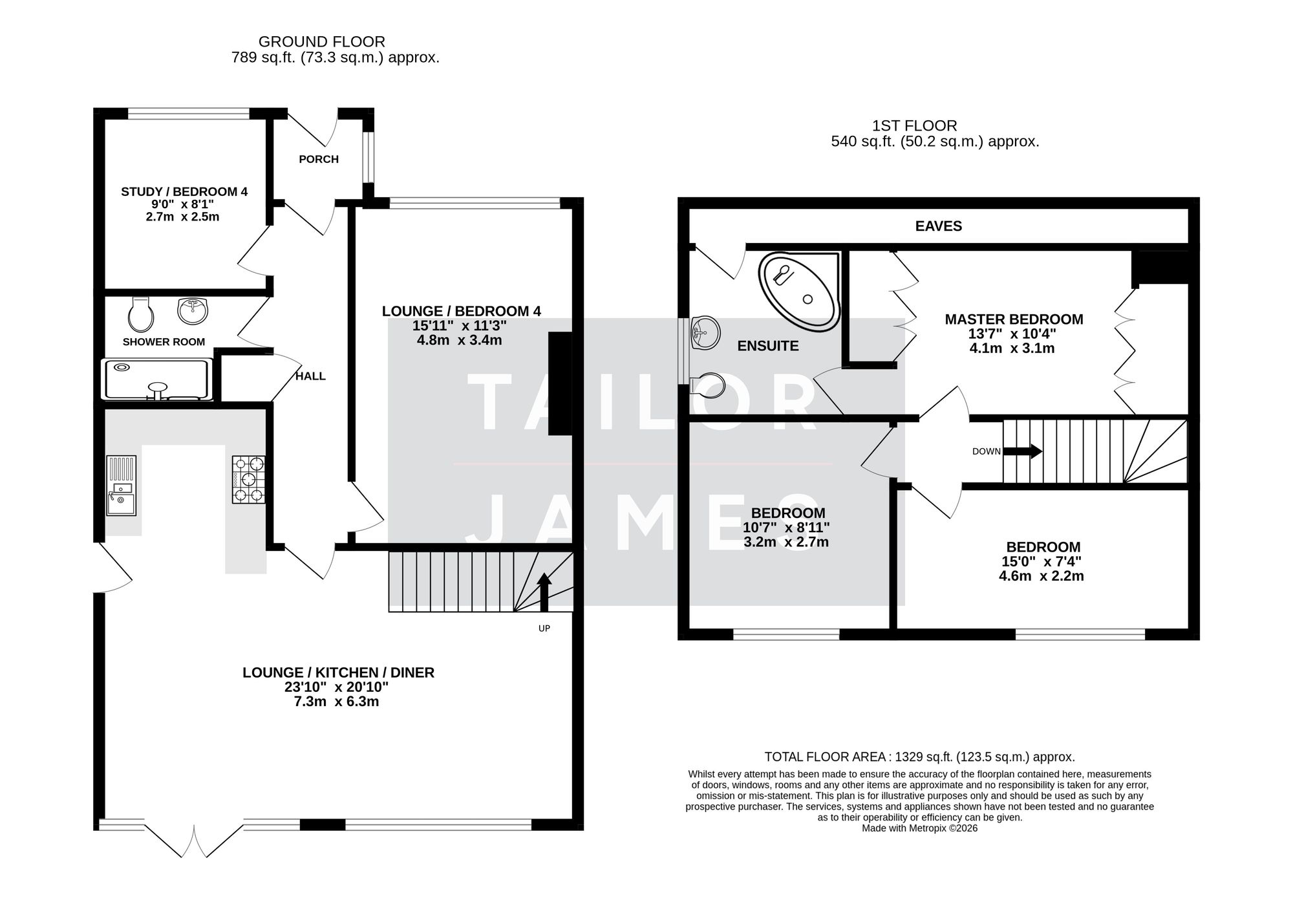 67 The Brow, Brighton floorplan