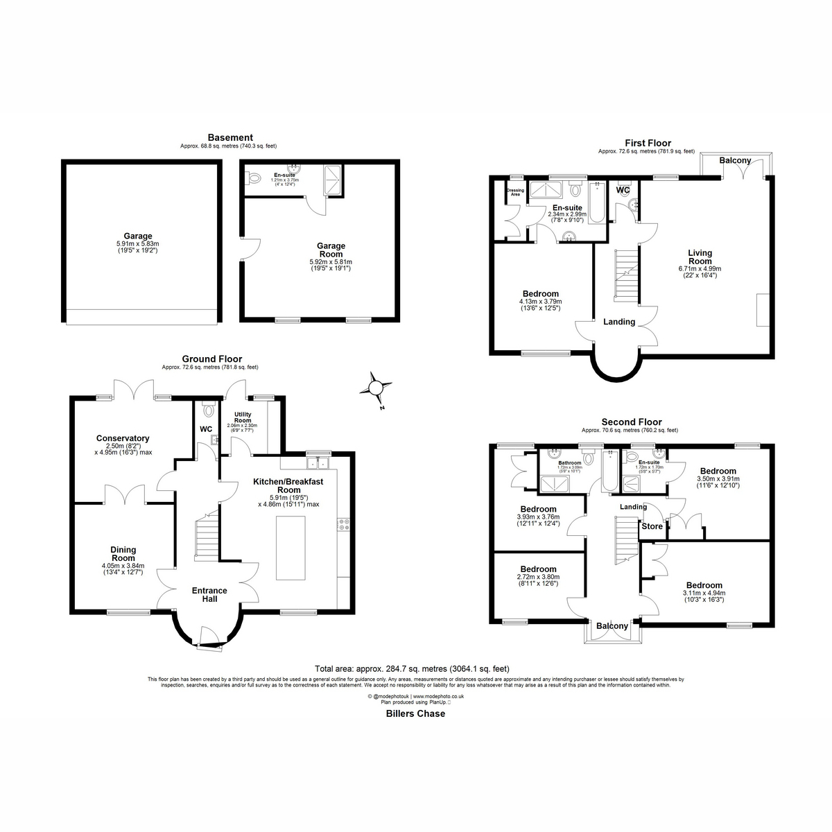 8, Billers Chase, Beaulieu Park floorplan