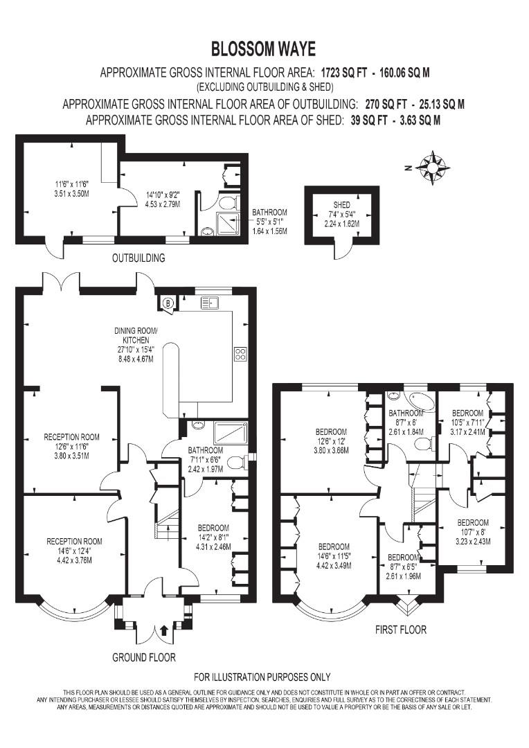13, Blossom Waye, Hounslow floorplan