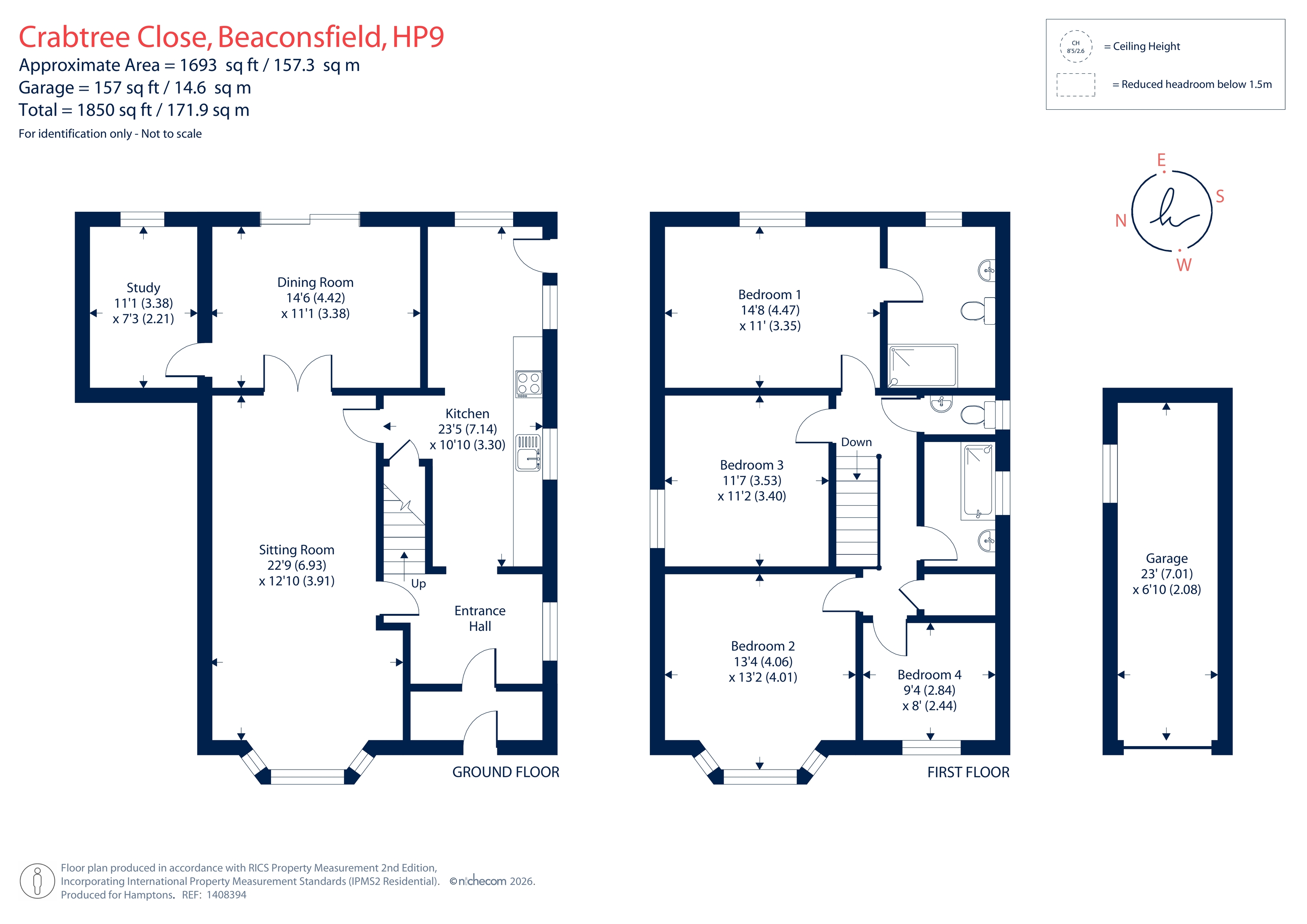 28, Crabtree Close, Beaconsfield floorplan