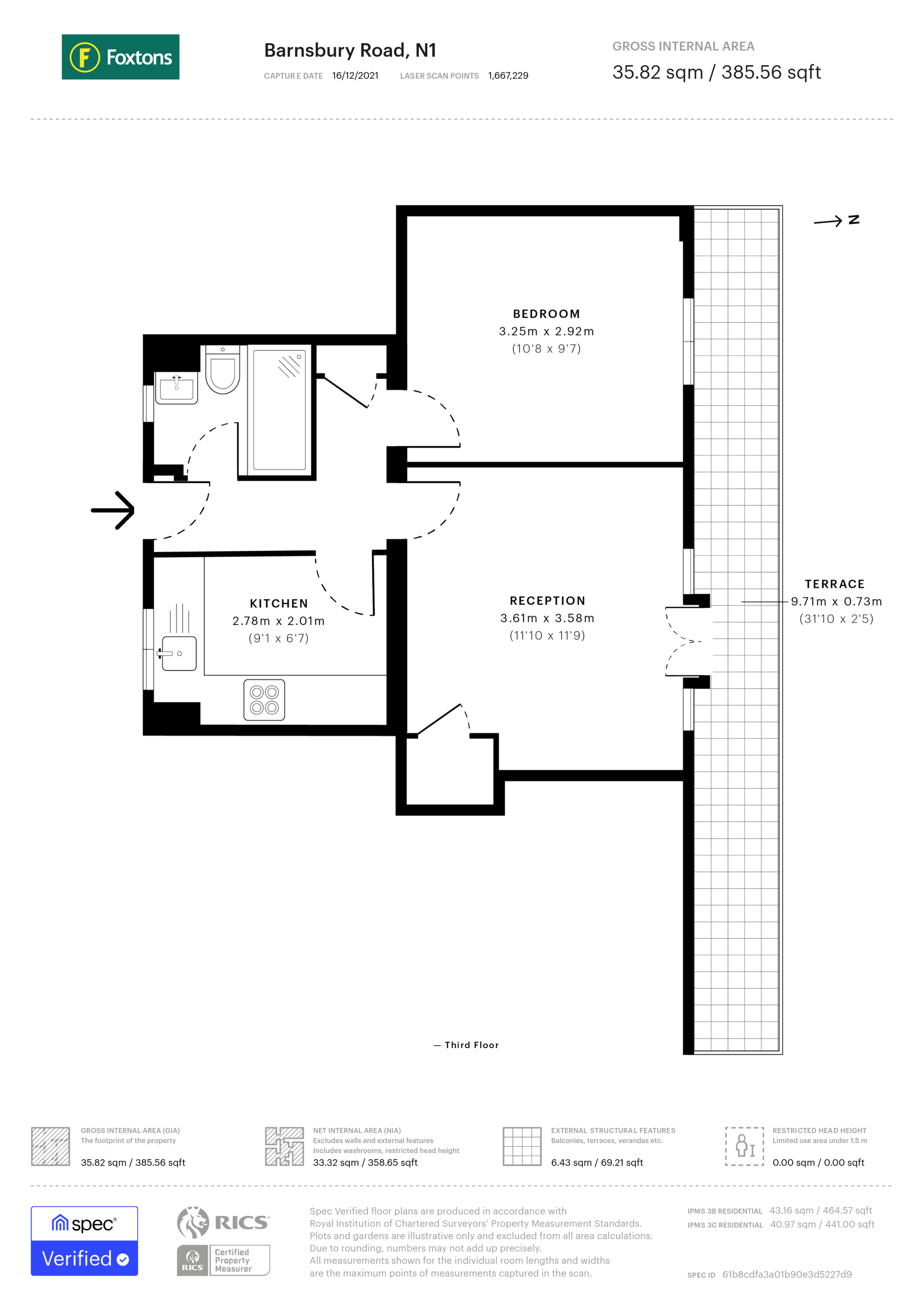 Barnsbury Road, Angel floorplan
