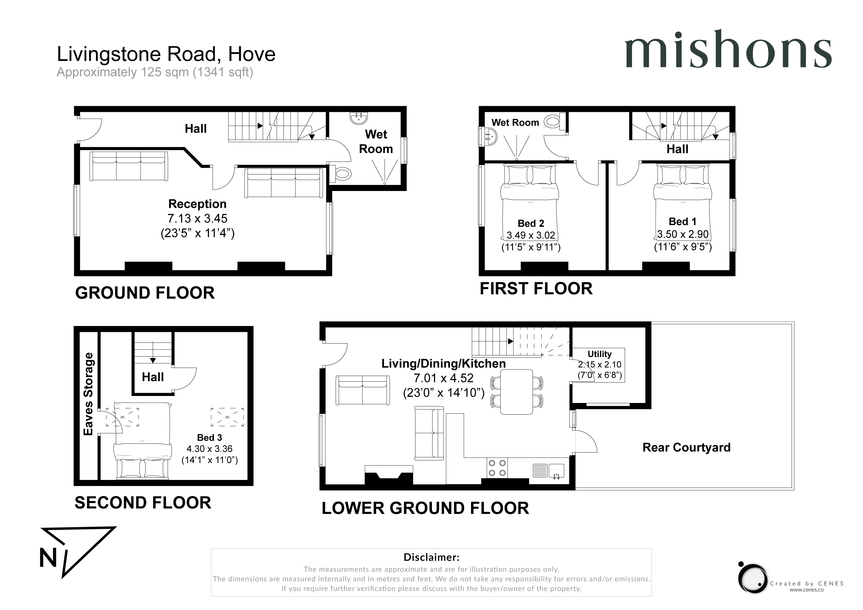 45, Livingstone Road, East Sussex floorplan