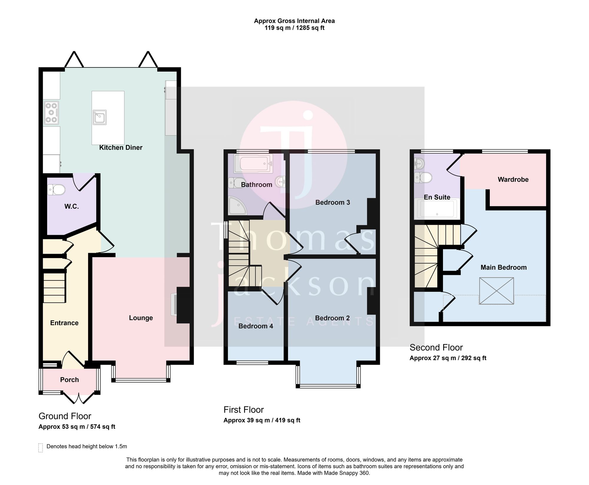 12 Burlington Gardens, Margate floorplan