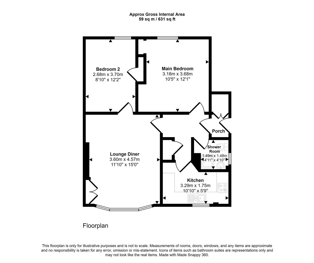 Lochfield Drive, Paisley PA2, 2 bedroom flat for sale 66413908
