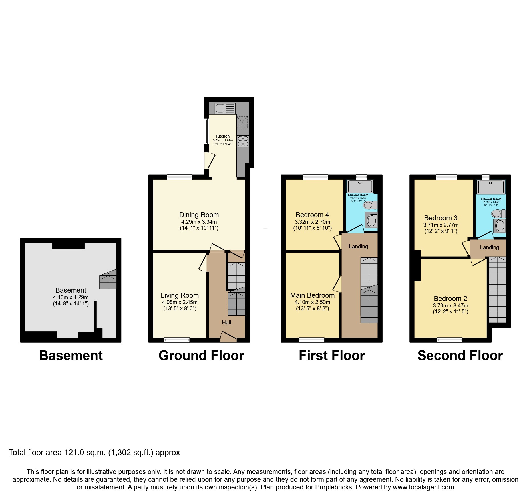 1, Jones Street, Salford floorplan