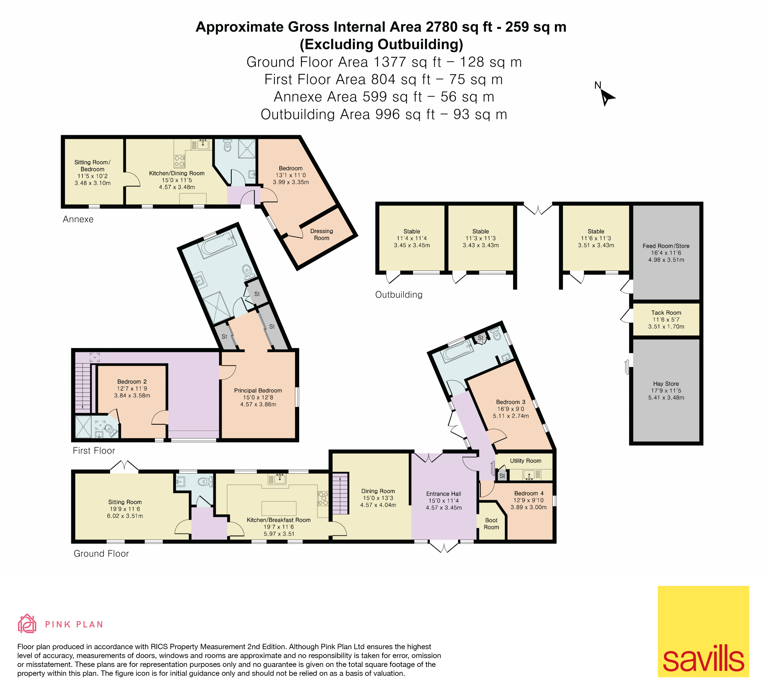 Fox Farm,, Sawbridge, Warwickshire floorplan