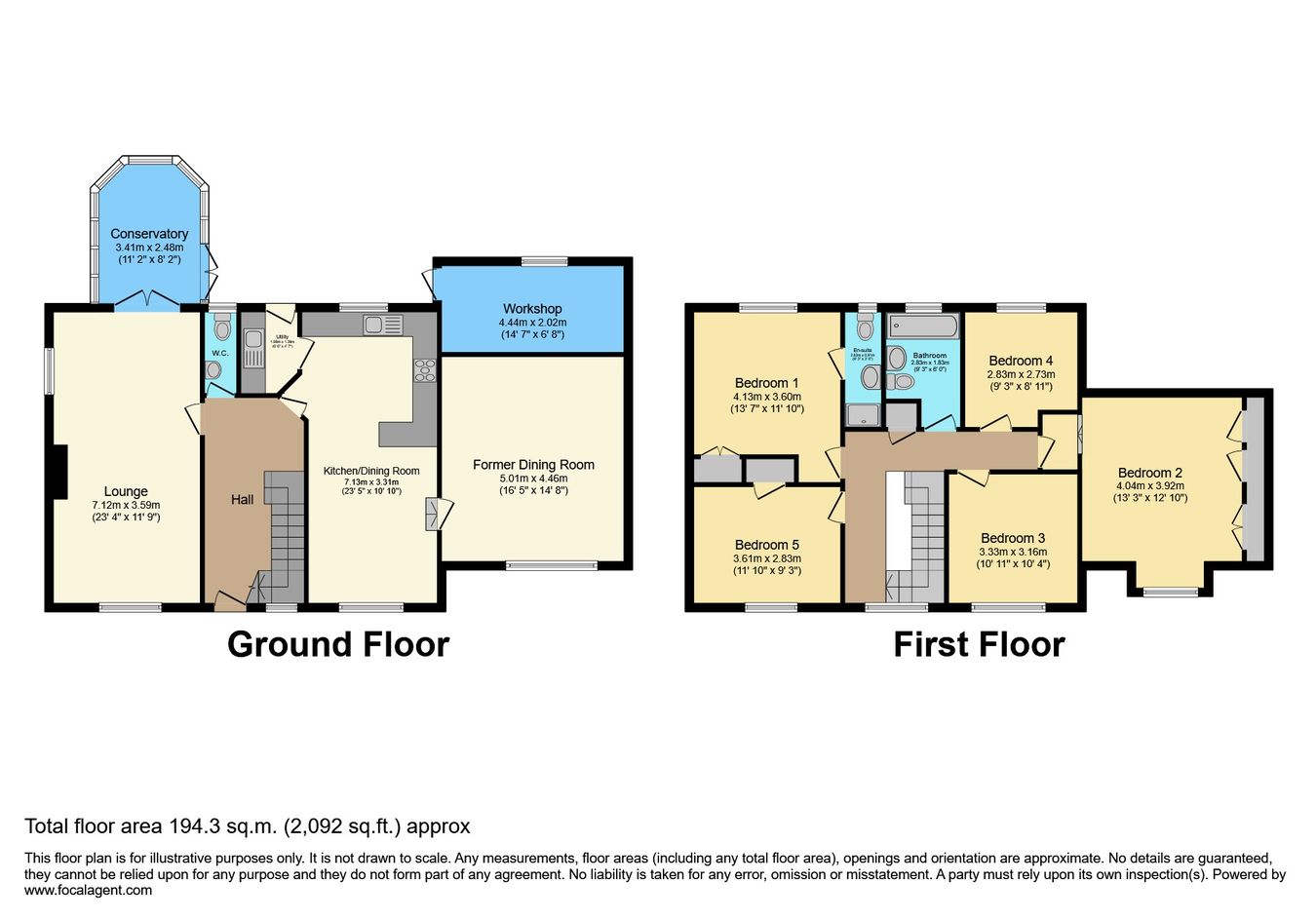 12, The Boltons, Ryde floorplan