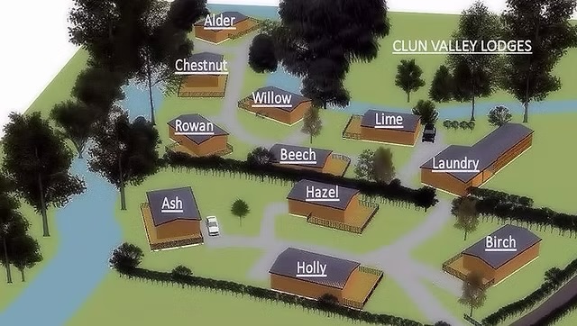 Birch Lodge, Clun Valley Lodges, Clunton, Nr Craven Arms floorplan