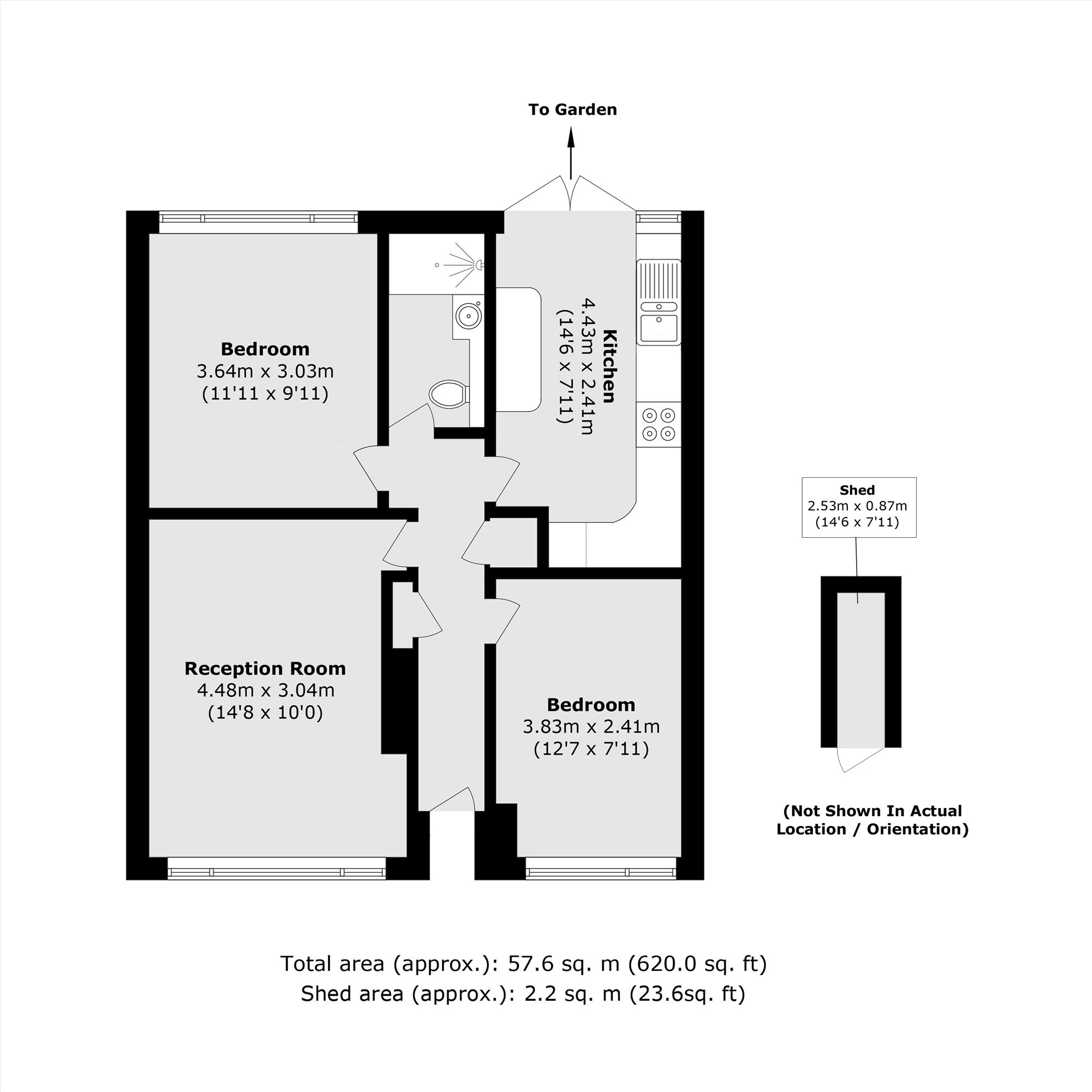 10, Cedar Way, Sunbury-On-Thames floorplan