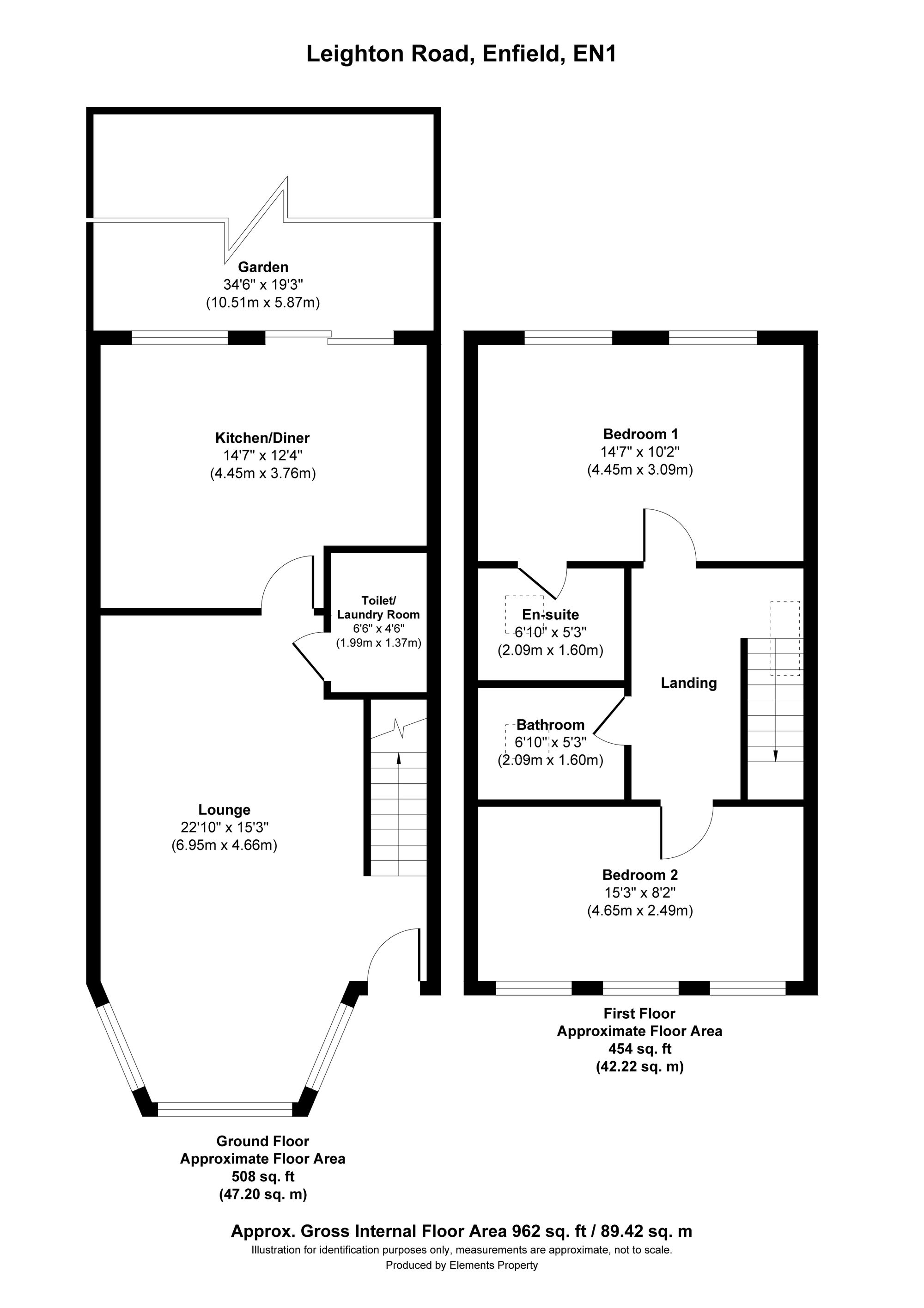 Leighton Road, Enfield EN1, 2 bedroom semidetached house for sale 61426781 PrimeLocation