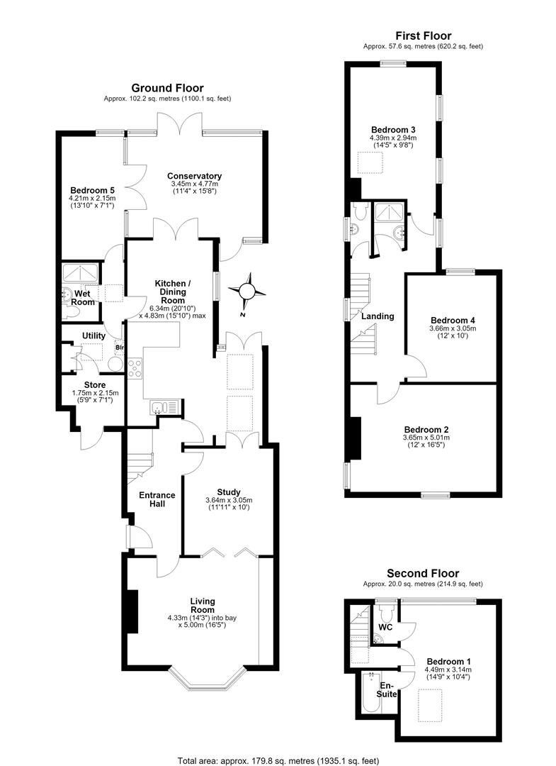 34, Oxford Road, Cambridge floorplan
