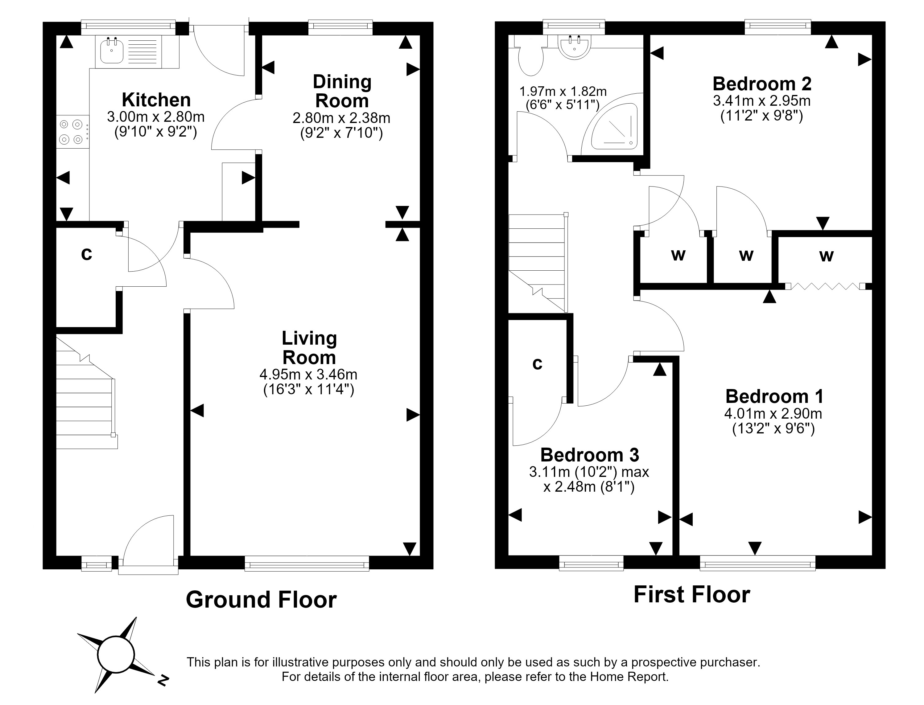 102, Gordon Avenue, Bonnyrigg floorplan