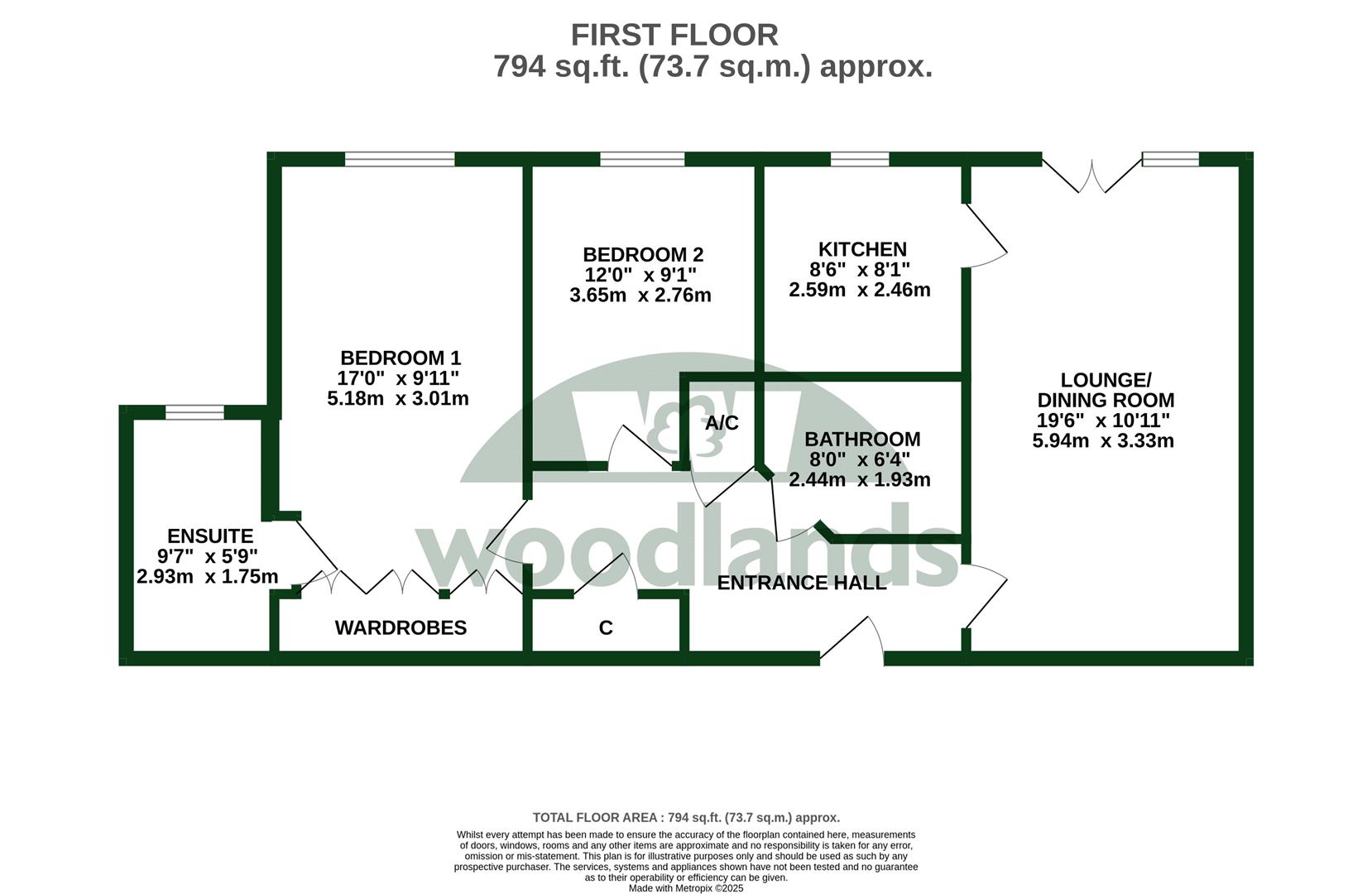 23 Holmesdale Manor, 89, Ladbroke Road, Redhill floorplan