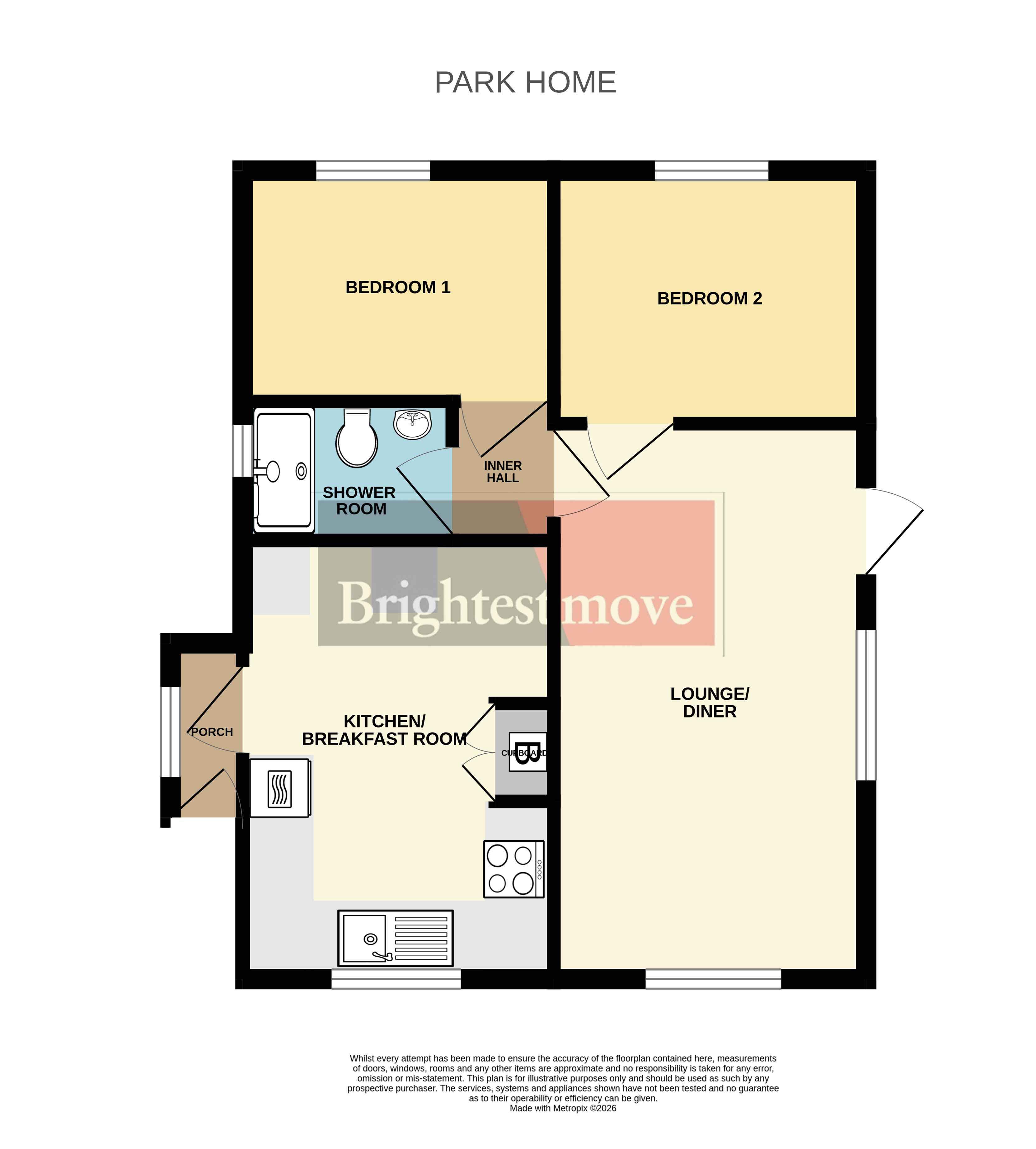 46, Hutton Park, Weston-super-Mare floorplan