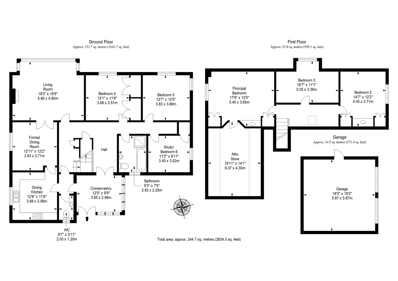 Four Winds, 1, Kilrenny Lea, Anstruther floorplan