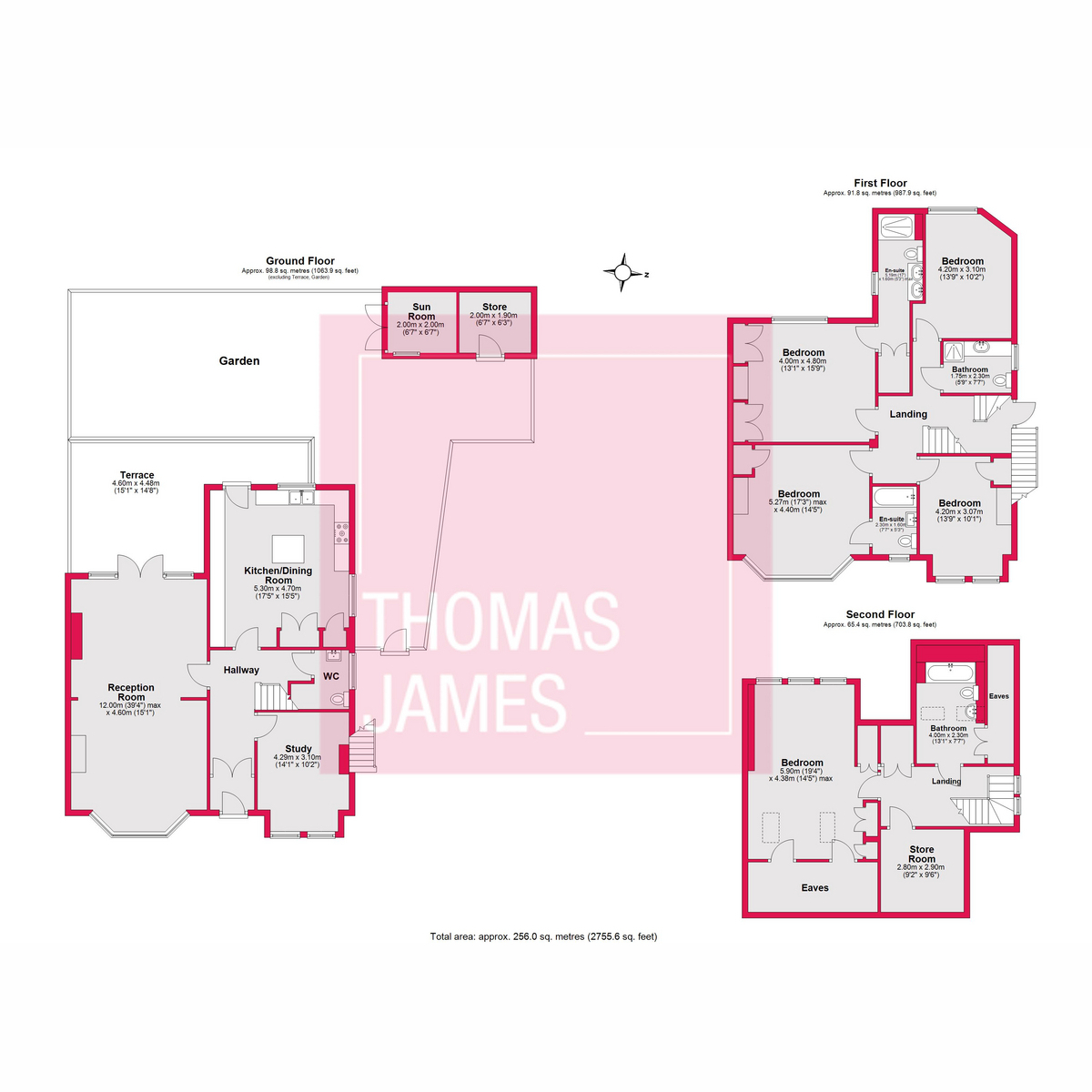 55, Conway Road, London floorplan
