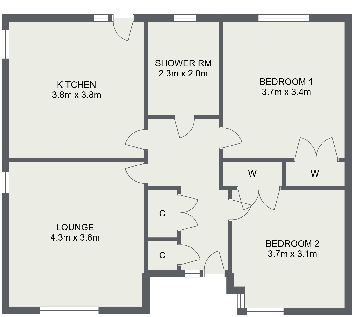 11 Nairnside Place, Balornock, Glasgow G21, 2 bedroom semidetached