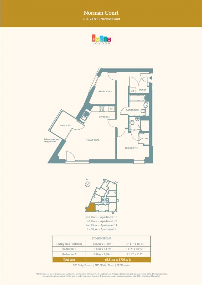 Burgess Springs, Chelmsford floorplan