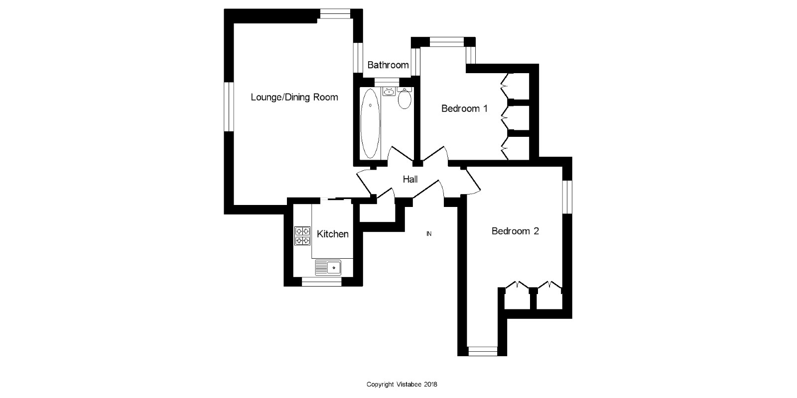 2 Bedrooms Flat for sale in Gallowgate Street, Largs, North Ayrshire, Scotland KA30