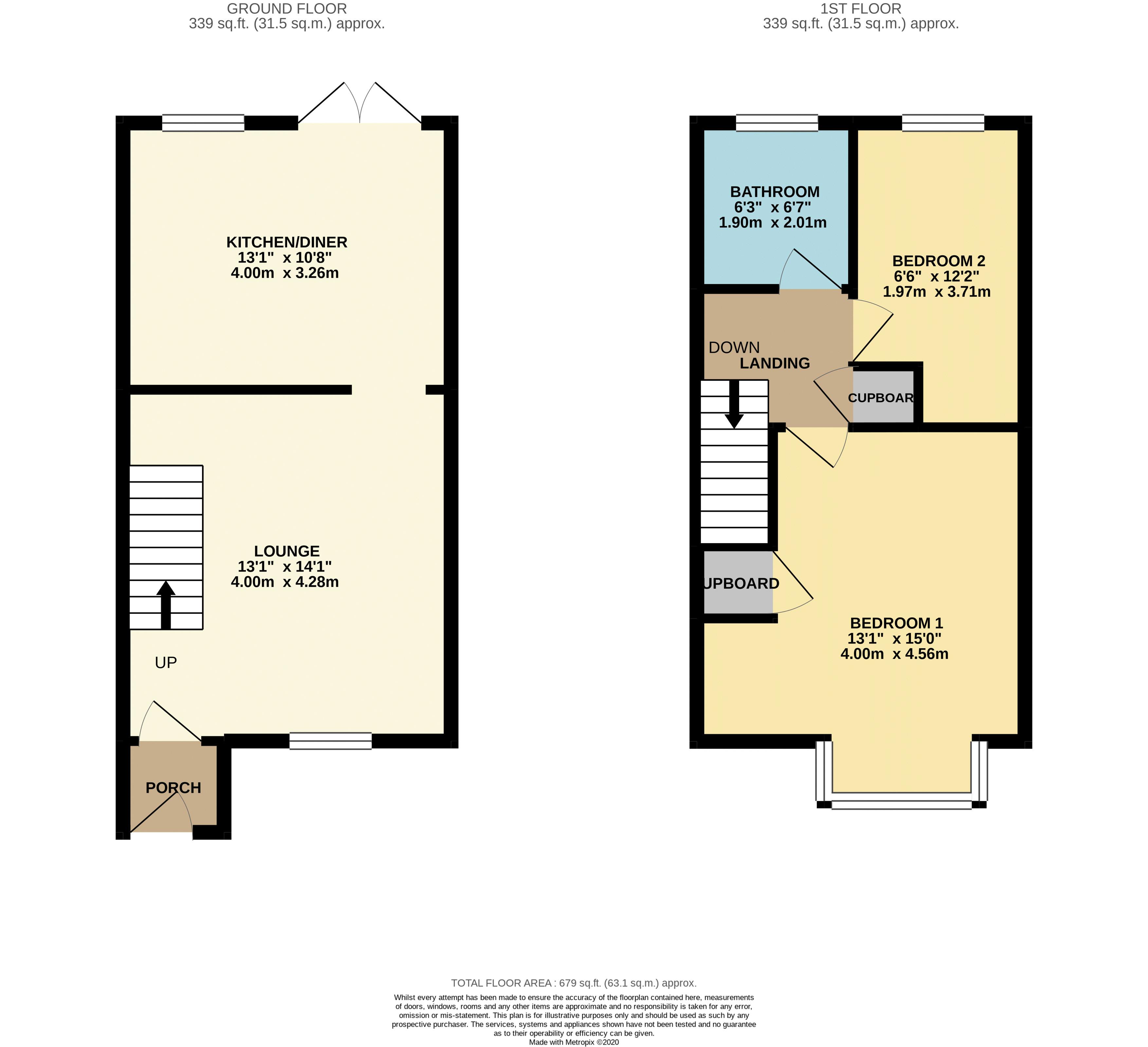 Felton Close, Broxbourne EN10, 2 bedroom terraced house for sale