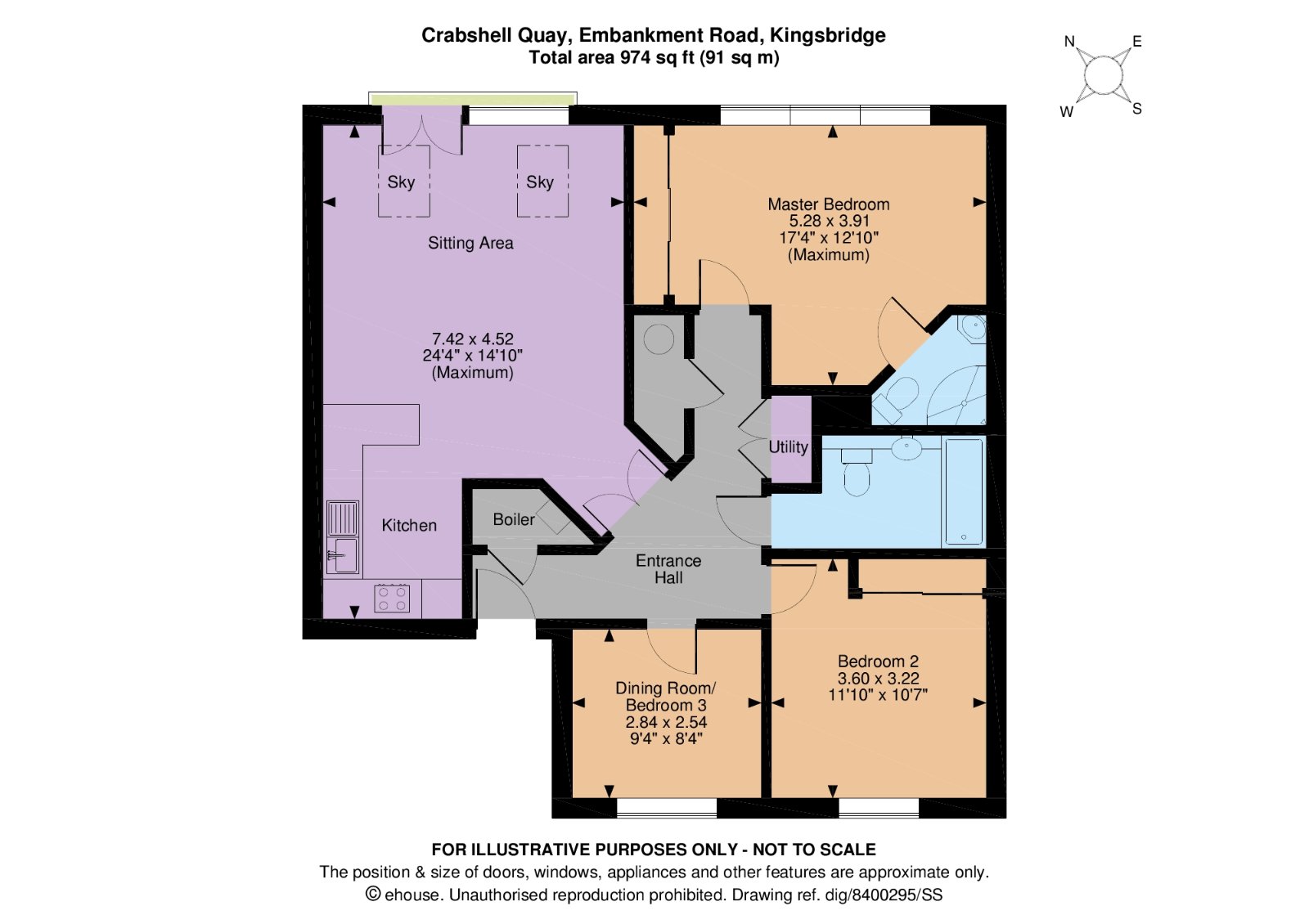 6, Crabshell Quay, Kingsbridge floorplan